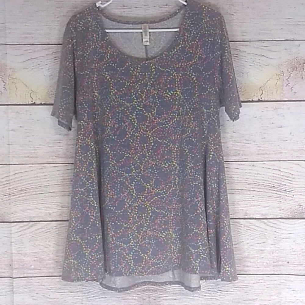 Sz M Blue LulaRoe  Perfect T ex Condition